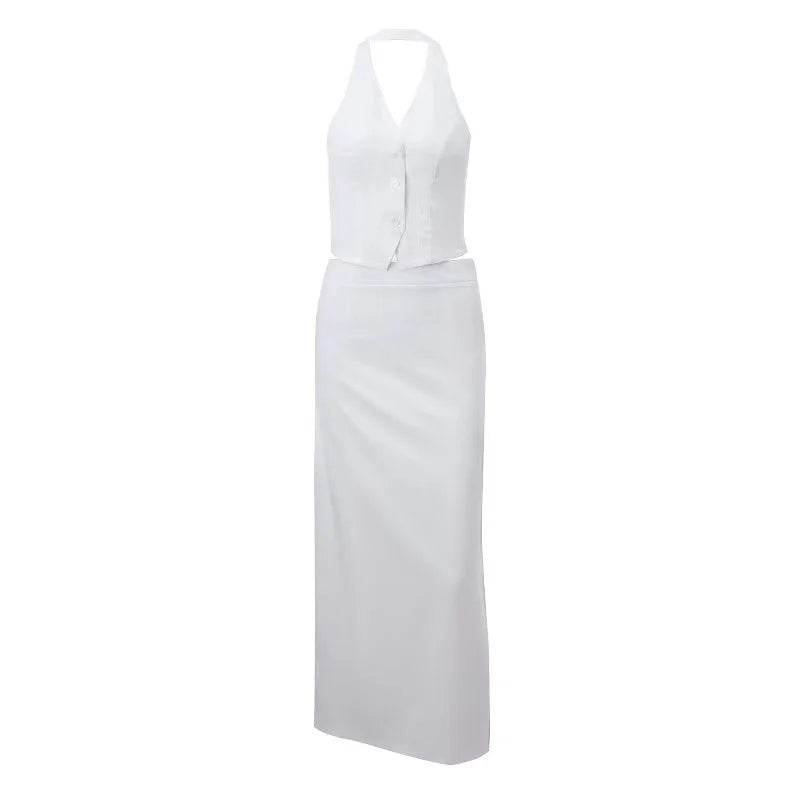Halter Backless Skirt Set - P12 Hub Europe