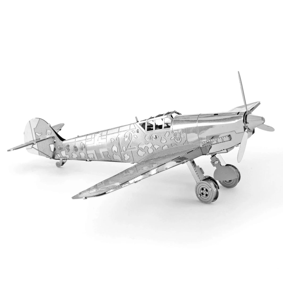 Plane 3D Metal Puzzle Model Kit DIY Laser Cut Puzzles Jigsaw Toy For Children
