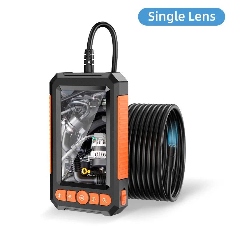 Borescope 8mm Dual/Single Lens 4.3" IPS, 1080P, IP67, LED