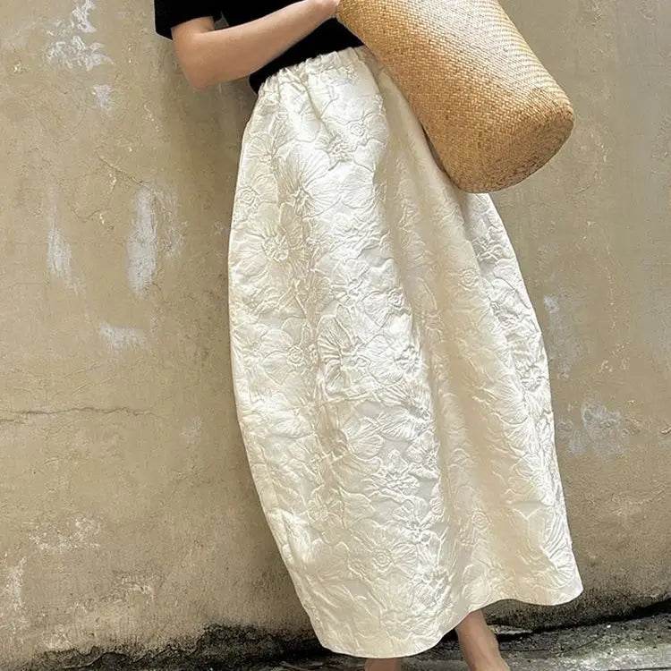 Women's Jacquard Maxi Skirt - P12 Hub Europe