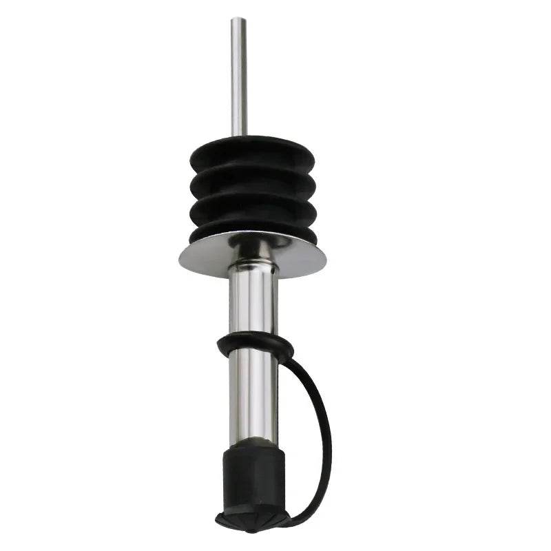 1pc Bottle Stopper Red Wine Pourer with Cap Oil Champagne Bottle wood Plug Keep Wine Freash Black Lid Pourers Bar Party Supplies - P12 Hub Europe