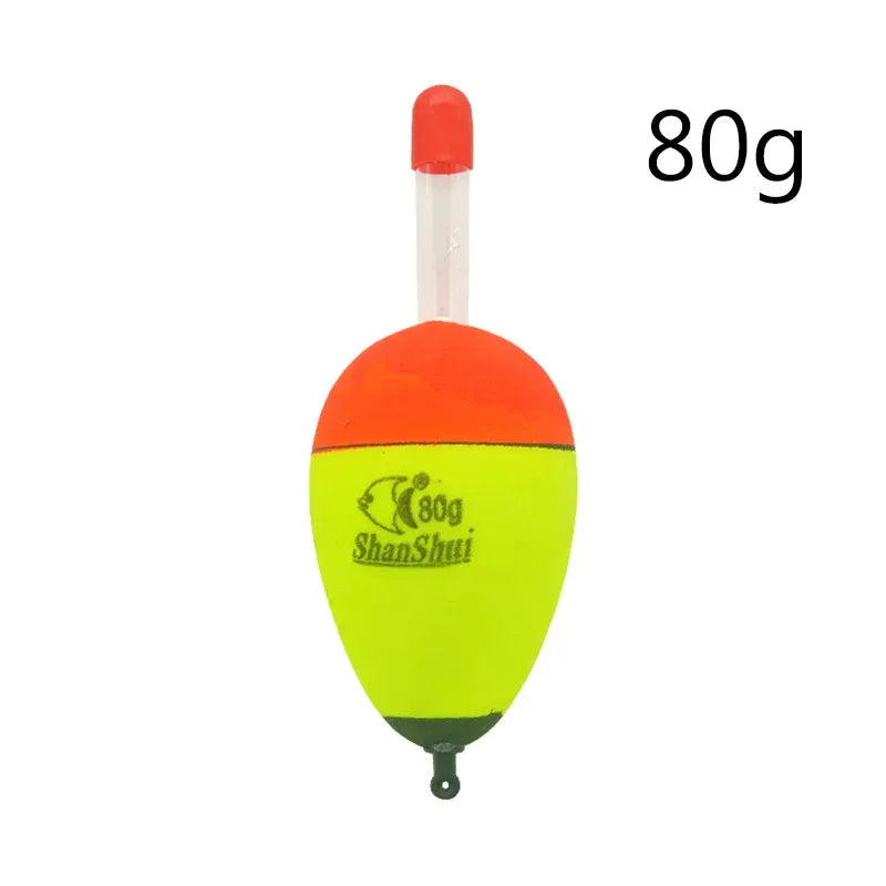 2/5/6Pcs EVA Luminous Fishing Night Float Light Stick Foam Plastic Bobber Sea Rock Fishing Floats Buoyancy Bobber