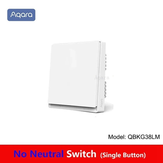 Aqara E1 Smart Wall Switch Wireless Switch Zigbee 3.0 With/No Neutral One Key Remote Control For Xiaomi Mi Home Homek APP