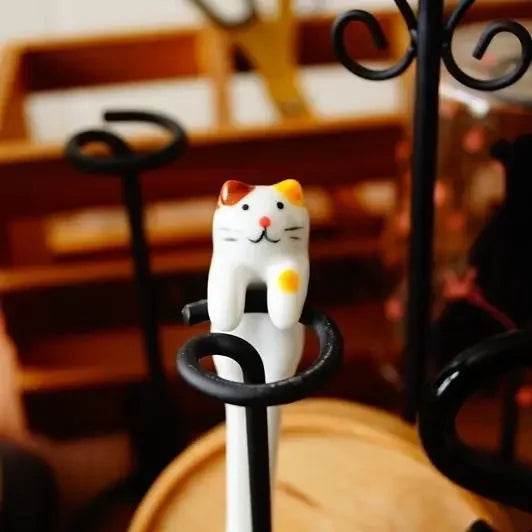 3D Relief Cat Paw Ceramic Mug Japanese Cartoon Cute Couple Cup Gift Korean Hand Drawn Retro Style Birthday Christmas Gifts - P12 Hub Europe