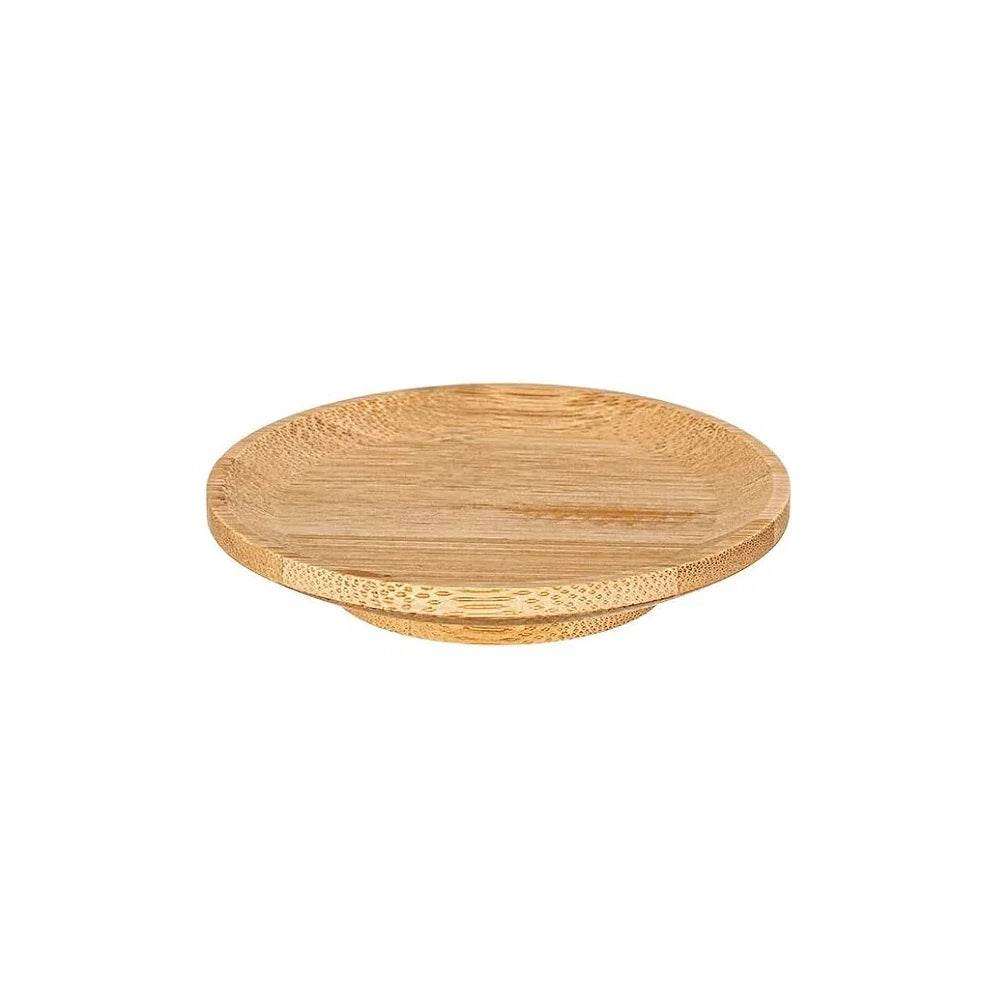 1-4Pcs Wine Glass Charcuterie Topper, Bamboo Wine Glass Covers for Appetizers Wine Glass Topper Coasters Plate for Bars Party - P12 Hub Europe