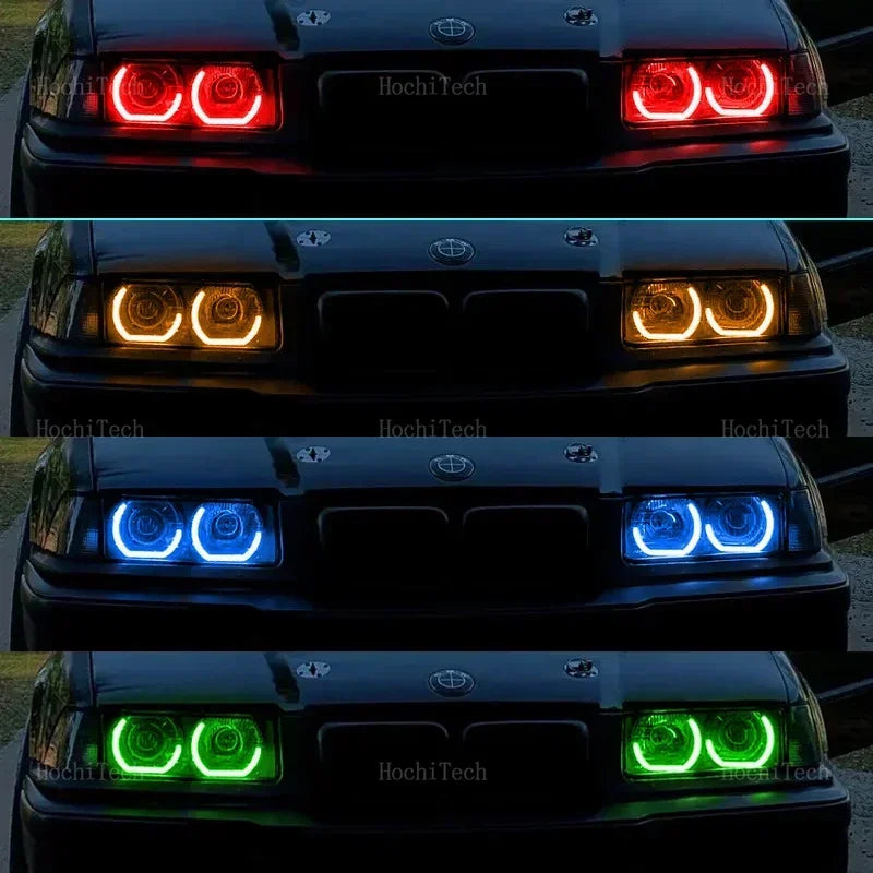 RGB Multi-colored App control LED Headlight Angel Eyes Ring Lamp for BMW 3 series E36 1990-2000 316i 318i 320i 323i 325i 328i