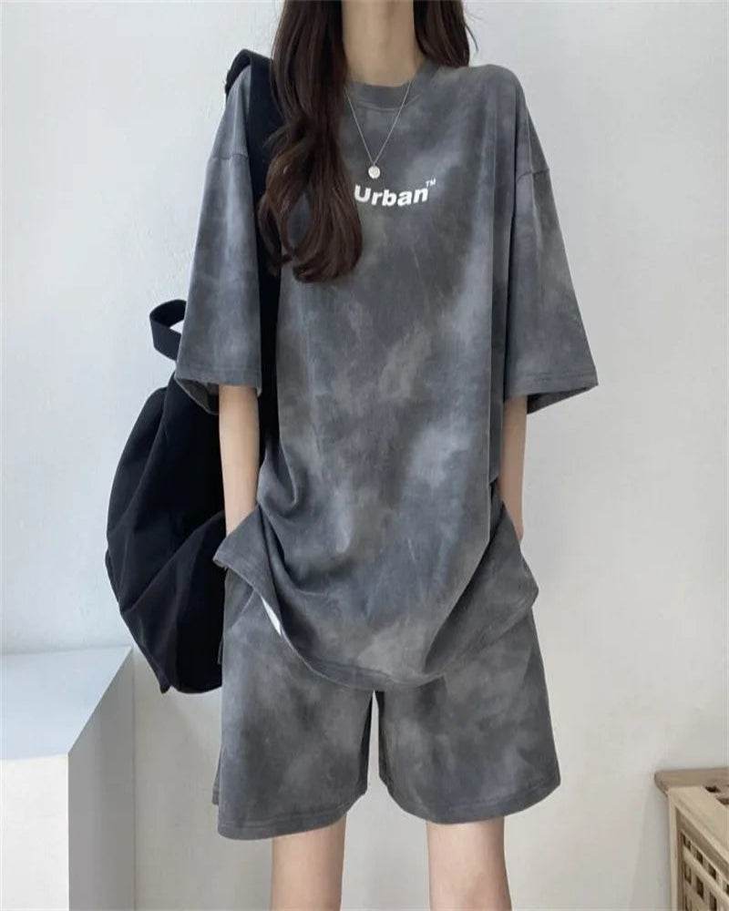 Summer Tie Dye Shorts Set - P12 Hub Europe