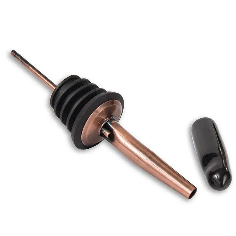 6PCS Stainless Steel Wine Pourer Stopper Bottle Pourer Spout Stopper Speed Pourer Bar Wine Accessories Set of 6 - P12 Hub Europe