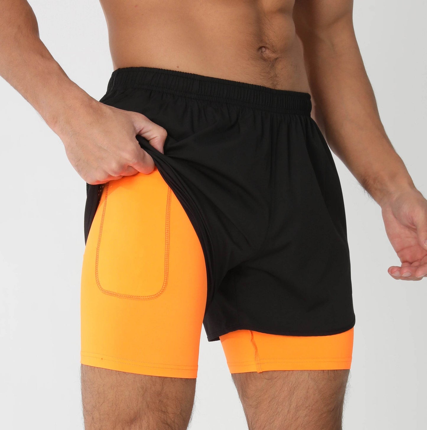 Men's Gym Liner Running Shorts - P12 Hub Europe
