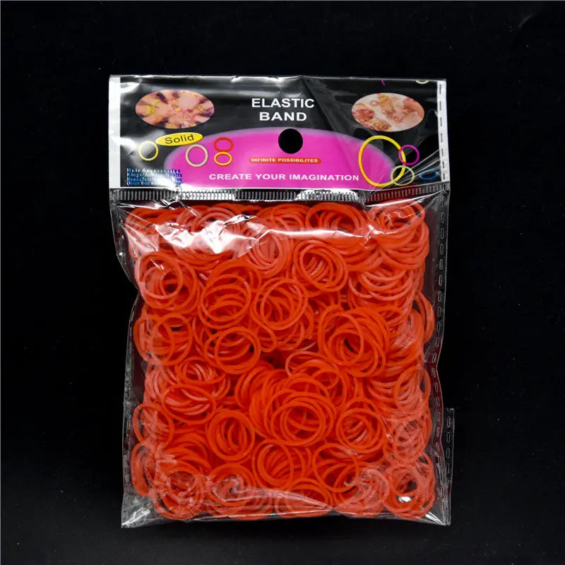 Pantone Color Western European Style Rubber Band Rainbow Knitting Machine Bracelets Loom Bands Arts & Crafts, DIY Toys