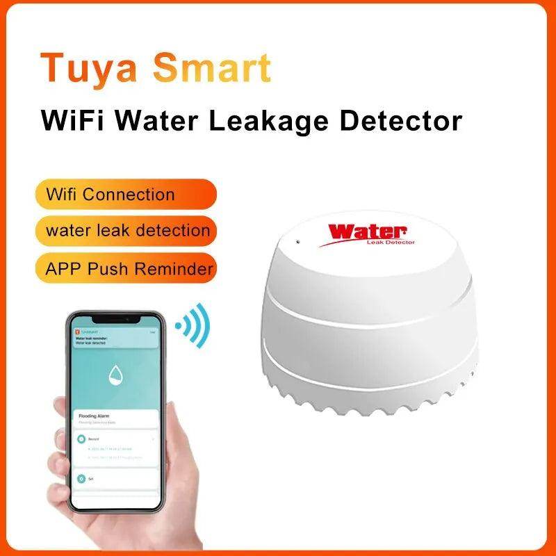 Water Leak Detector, Tuya | Flood Sensor, Alexa & Google - P12 Hub Europe