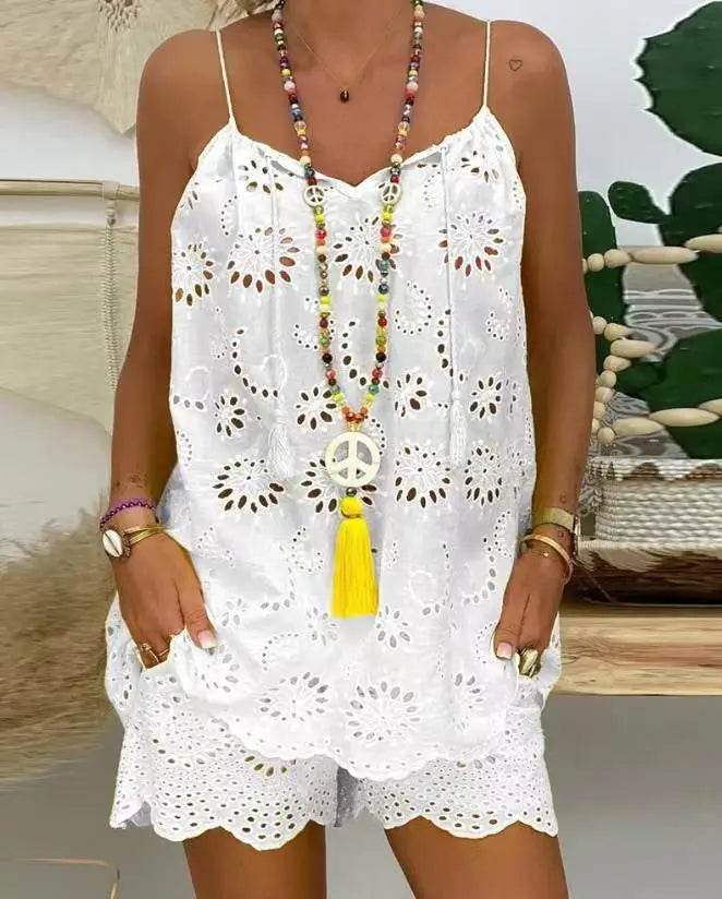Embroidery Shorts Set - P12 Hub Europe