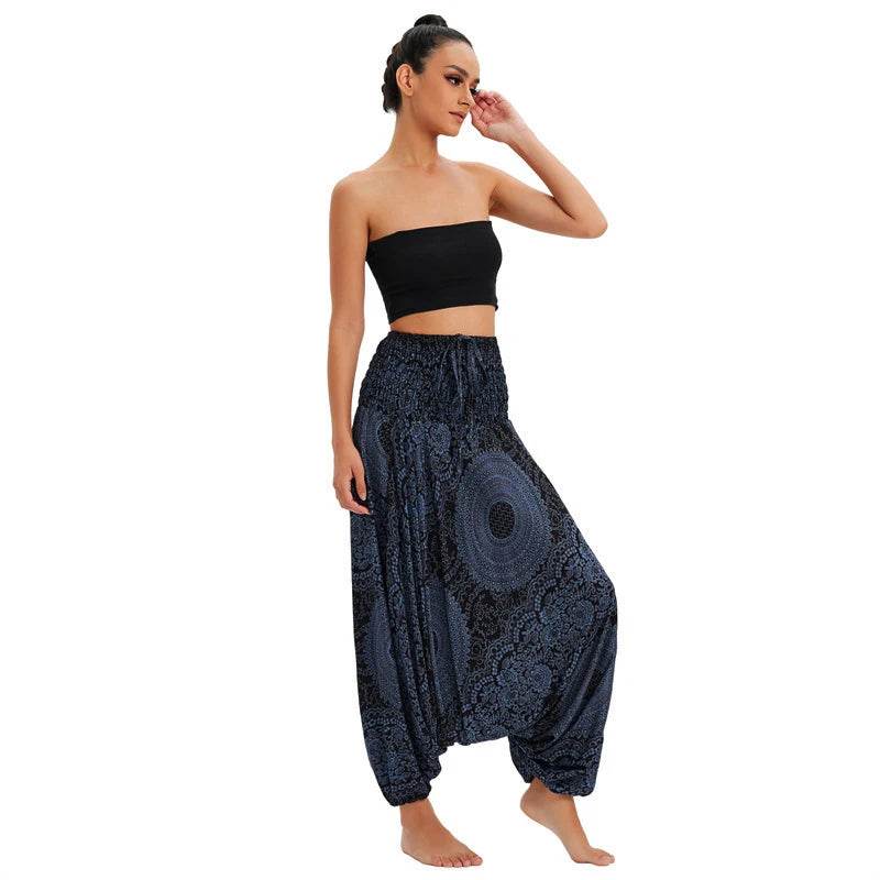 Women's Boho Harem Rayon Pants - P12 Hub Europe