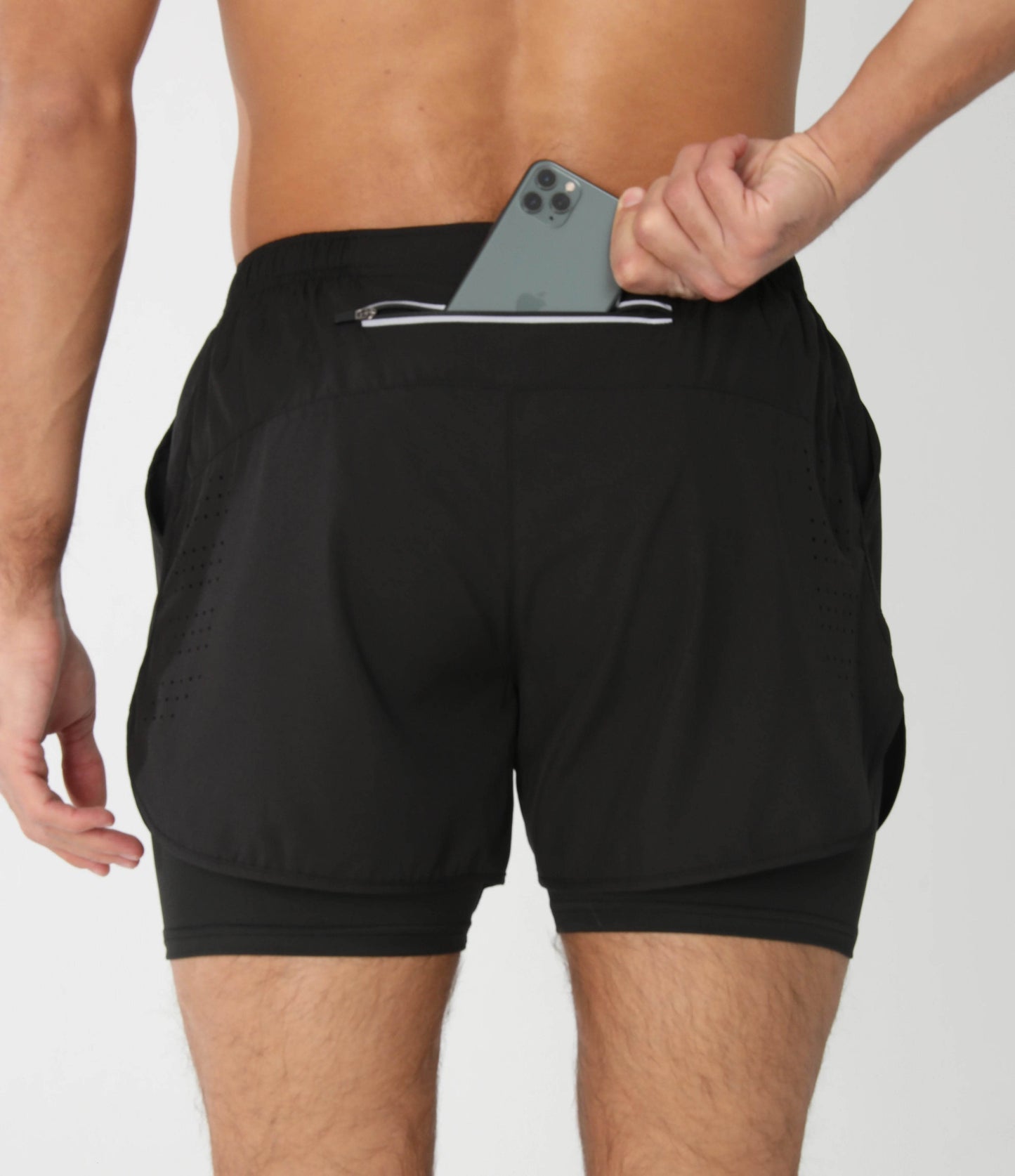 Men's Gym Liner Running Shorts - P12 Hub Europe