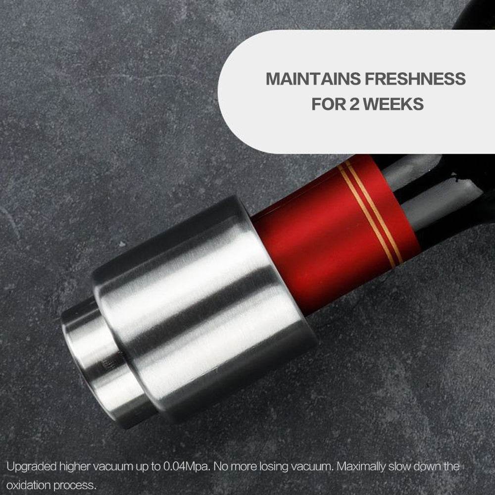 JJYY Wine Bottle Plug Saver Reusable Vacuum Rubber Sealer Wine Corks Keep Fresh Preserver Silicone Pump Cup Kitchen Accessories - P12 Hub Europe
