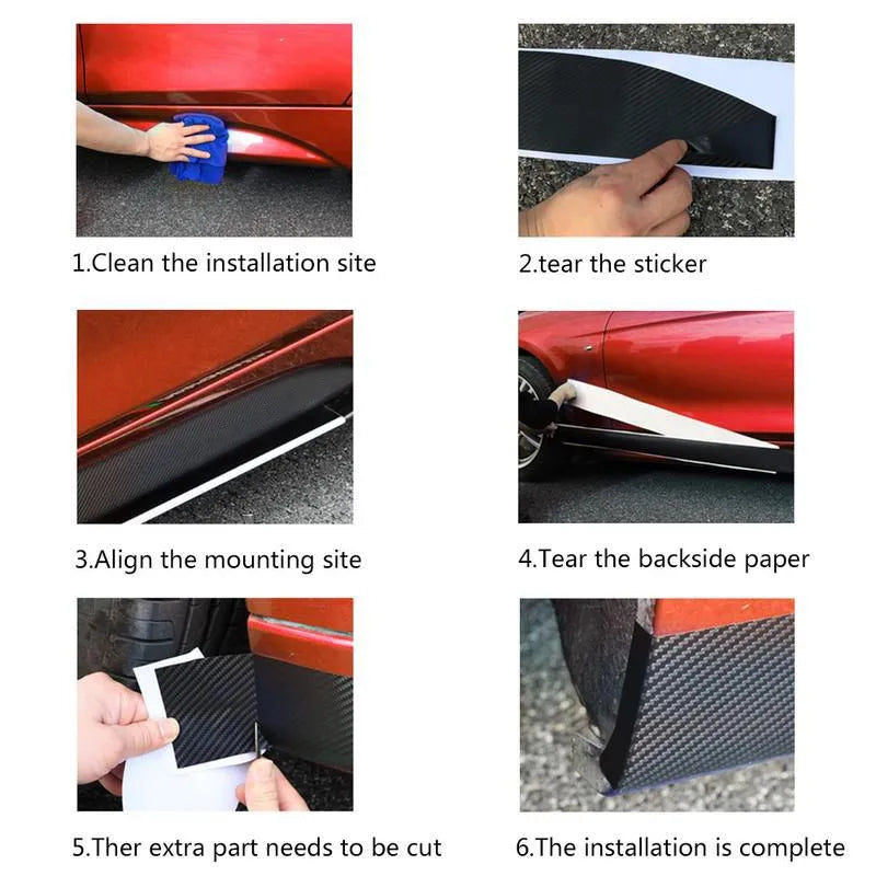 Car Sticker Car Door Body Side Skirt protect Decals For BMW 3 Series E21 E30 E36 E46 E90 E91 E92 E93 F30 F31 F34 F35 G20 G21 G28