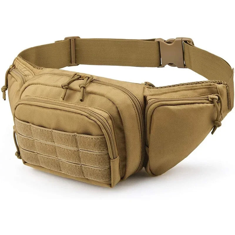 Tactical Waist Pack Outdoor Hiking Waist Bag Running Sports Functional Bag Cycling Bag Bum Bag Multi-functional Tool Shoulder