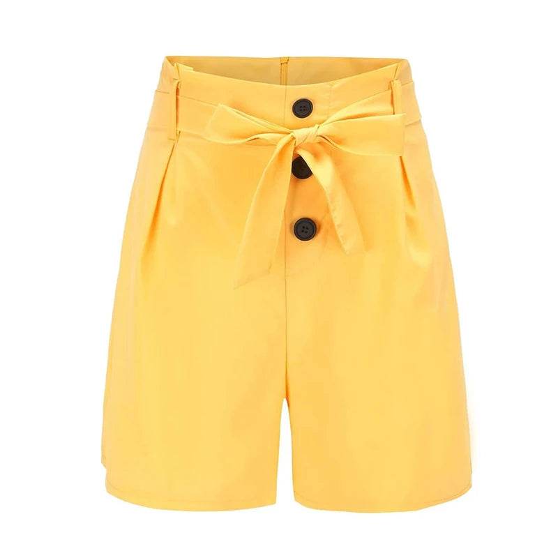 Button Front Tie Shorts - P12 Hub Europe