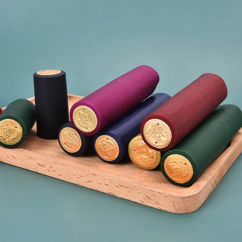 100pcs Heat Shrink Film Sealing Cap Wine Bottle Film Wine Heat Shrinkable Cap - P12 Hub Europe