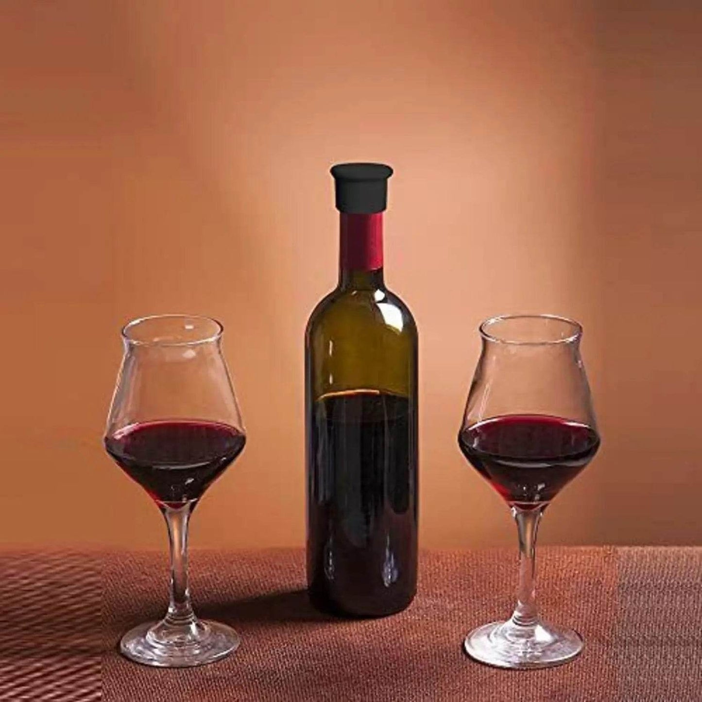 8Pcs Wine Stoppers Reusable Silicone Wine Corks Wine Bottle Stopper Beverages Beer Champagne Sealed Bottle Cap Keep Wine Fresh - P12 Hub Europe