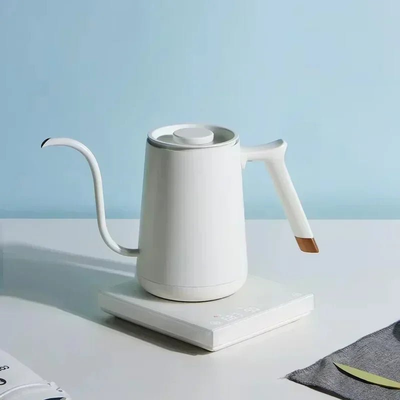 Timemore Fish Smart Electric Pour Over Kettle 600ml 220v Fine Mouth Temperature Control Customize Hand Brew Coffee Pot Gift