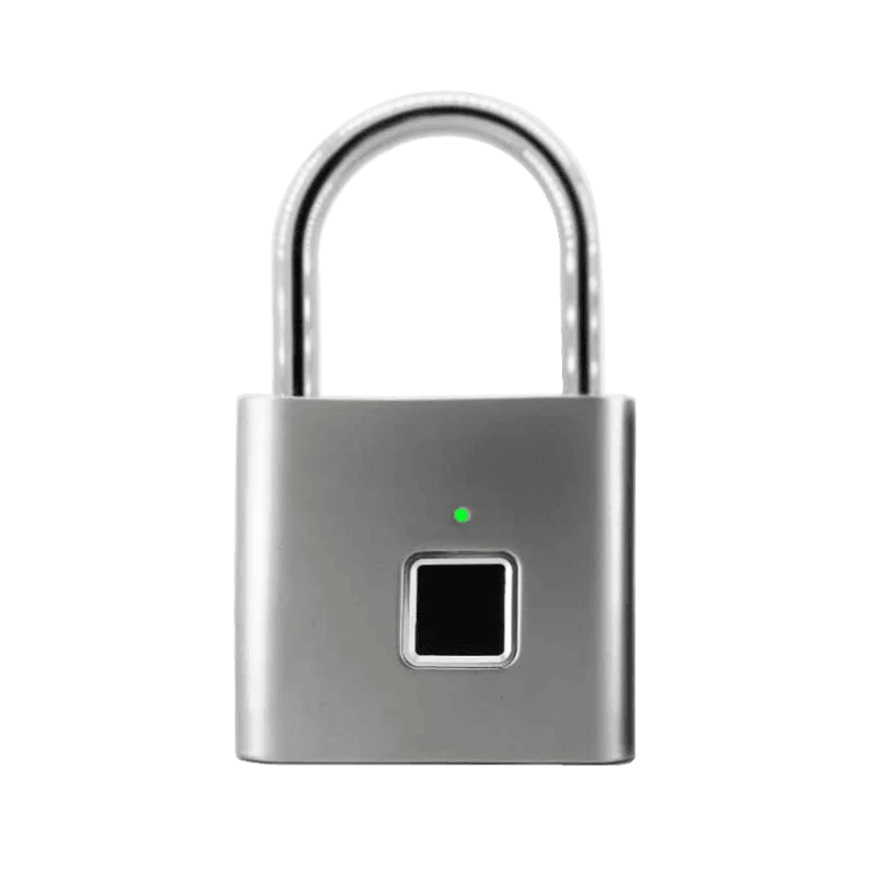Fingerprint Padlock | Waterproof, Zinc Alloy, Rechargeable, Biometric - P12 Hub Europe