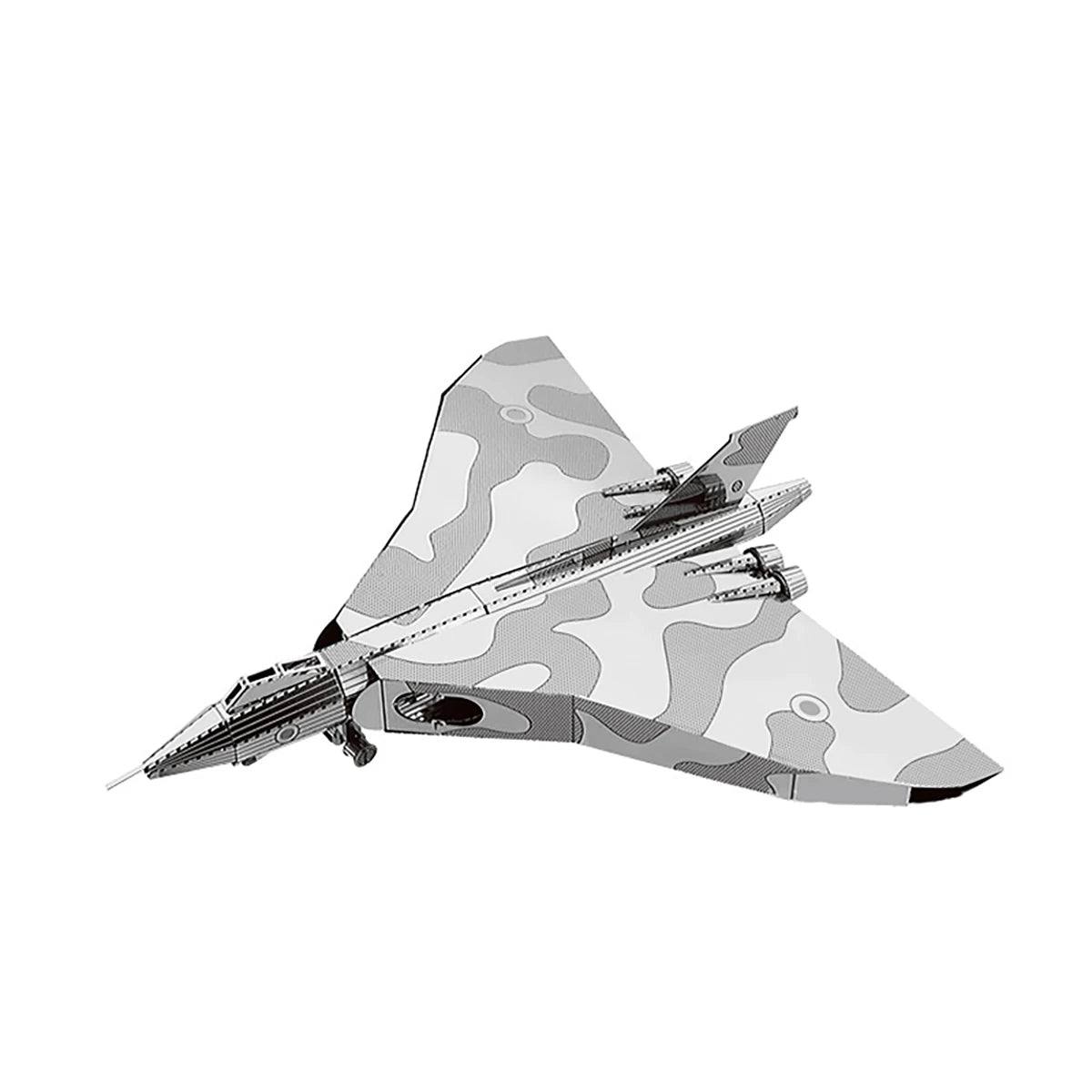 Plane 3D Metal Puzzle Model Kit DIY Laser Cut Puzzles Jigsaw Toy For Children