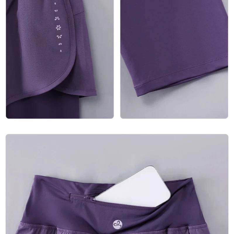 Women's 2-in-1 Running Skorts - P12 Hub Europe