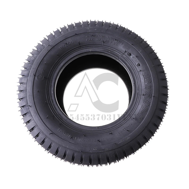 6 Inch 12x5.00-6 Lawn Tire Tubeless Tires For Mini Motorcycle Scooter Small ATV Motorcycle