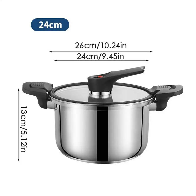 Cook Pressure Pot Home Cooking Pressure Pot Cookware Ergonomic Thick Kitchen Gadgets Efficient Meals Cooking For Family Lovers