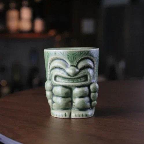 60ml Tiki Mug Hawaiian Cocktail Cup Creative Wine Bar Tools Beverage Cups Gifts for Friends Luxury Decoration Ceramic Funny Cup - P12 Hub Europe