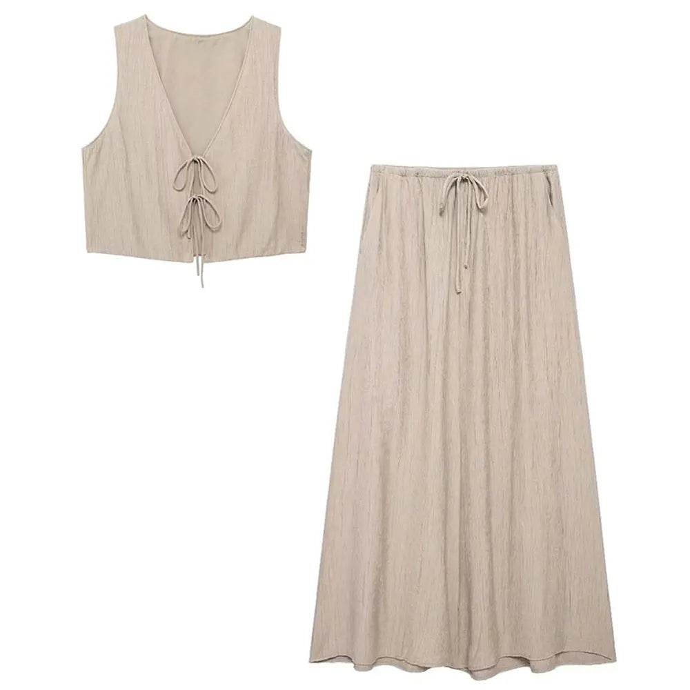 Vintage Midi Skirt Set - P12 Hub Europe