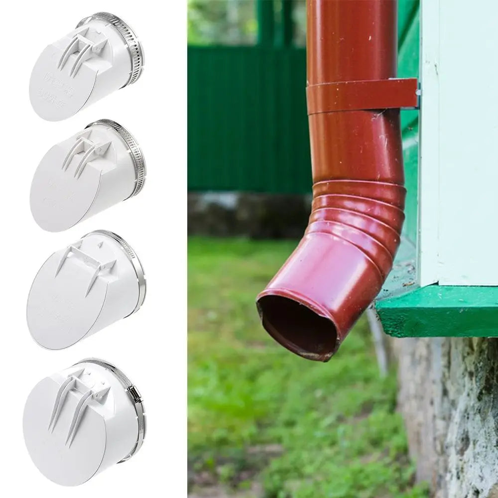 PVC Drainage Pipe Floor Drains 50-160mm White Rain Pipe Cap Anti Odor Insect-proof Roof Cover Outdoor Balcony Bathroom Accessory