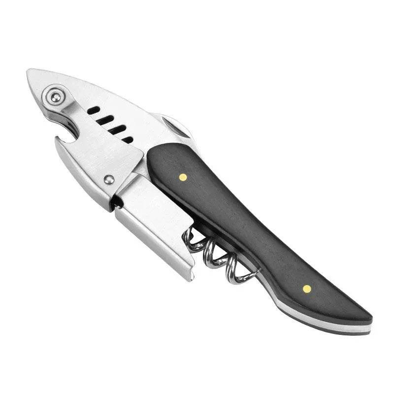 Dog Wine Bottle Opener Corkscrew with Foil Cutter Beer Opener Animal Lover in Zoo Dog Cat Bird Fox Shark Robot Owl Butterfly - P12 Hub Europe