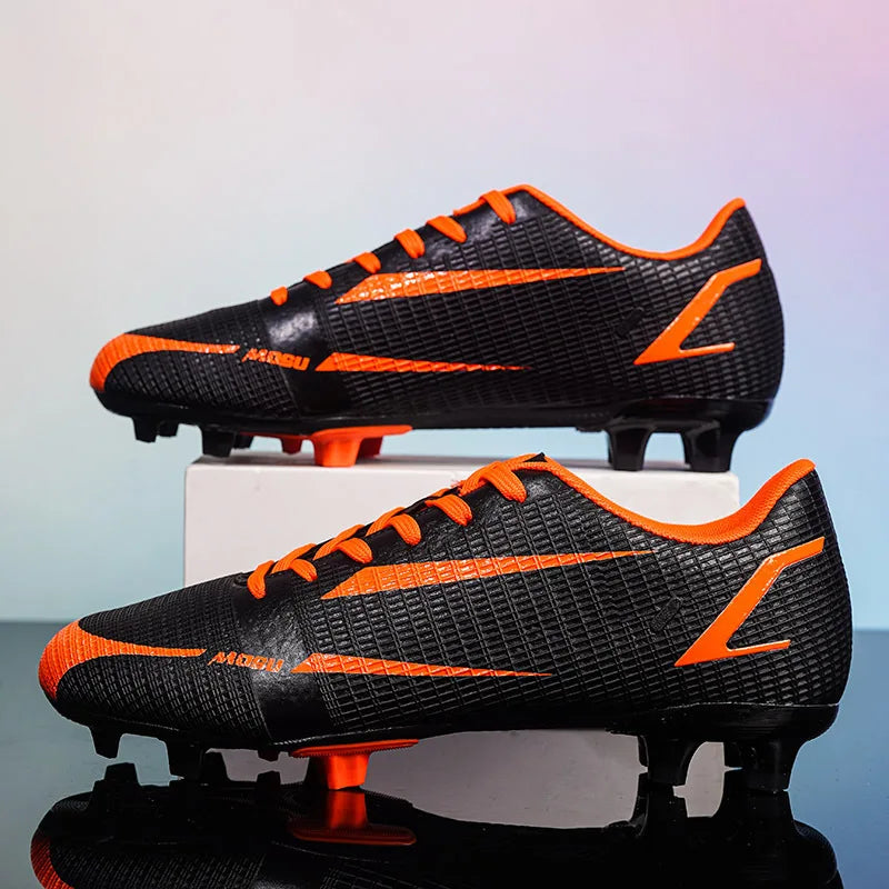 New Outdoor Men Soccer Shoes Adult Kids Long Spikes Football Boots Training Sport Footwear Sneakers Non Slip Training Unisex