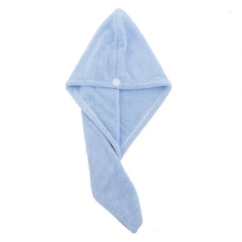 Fast Absorption Hair Drying Turban Hat Pineapple Coral Fleece Long Hair Drying Hat Towel 25x65cm - P12 Hub Europe