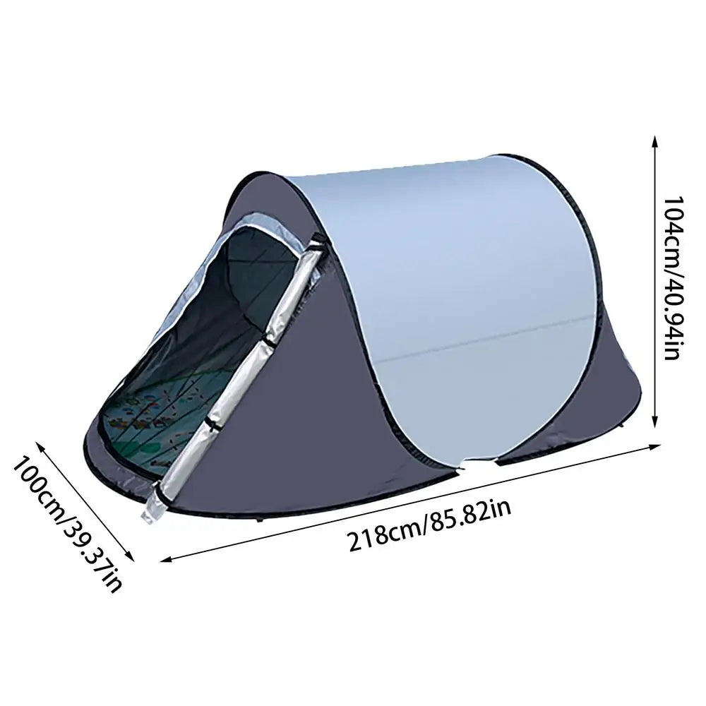 fully automatic tent pop up Sunshade Front and rear ventilation Foldable Automatic Beach Outdoor Picnic tent for 1-2 people