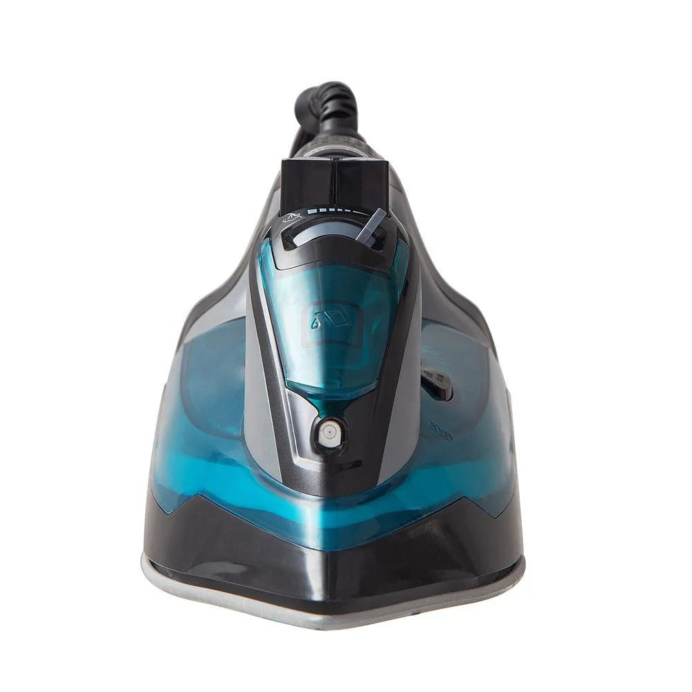 Steam Iron for Clothes Rapid Heating, 2200W Iron with Non-Stick Ceramic Soleplate, Auto-Off, Burst of Steam, Self-Cleaning