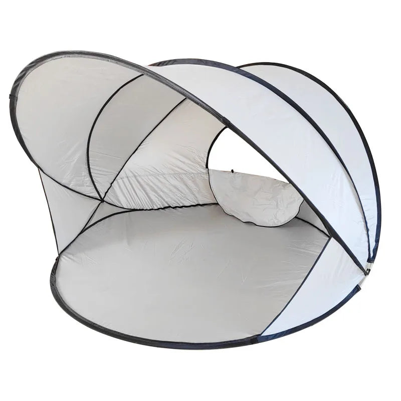 Summer Beach Tent 2-3 People Speed Open Quick Portable Folding Easy Speed Opening Shade Sun Fishing Park Travel Outdoor