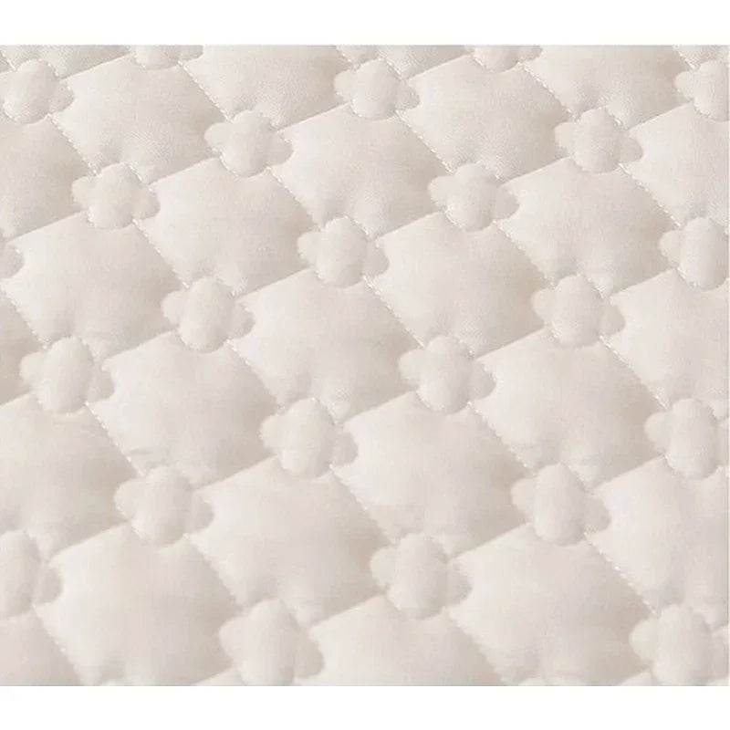 Quilted Thicken White Bed Sheet Summer Bedspread Couple 2 People Bed Linens Luxury Double Bed Bedding King Size 180x240cm - P12 Hub Europe