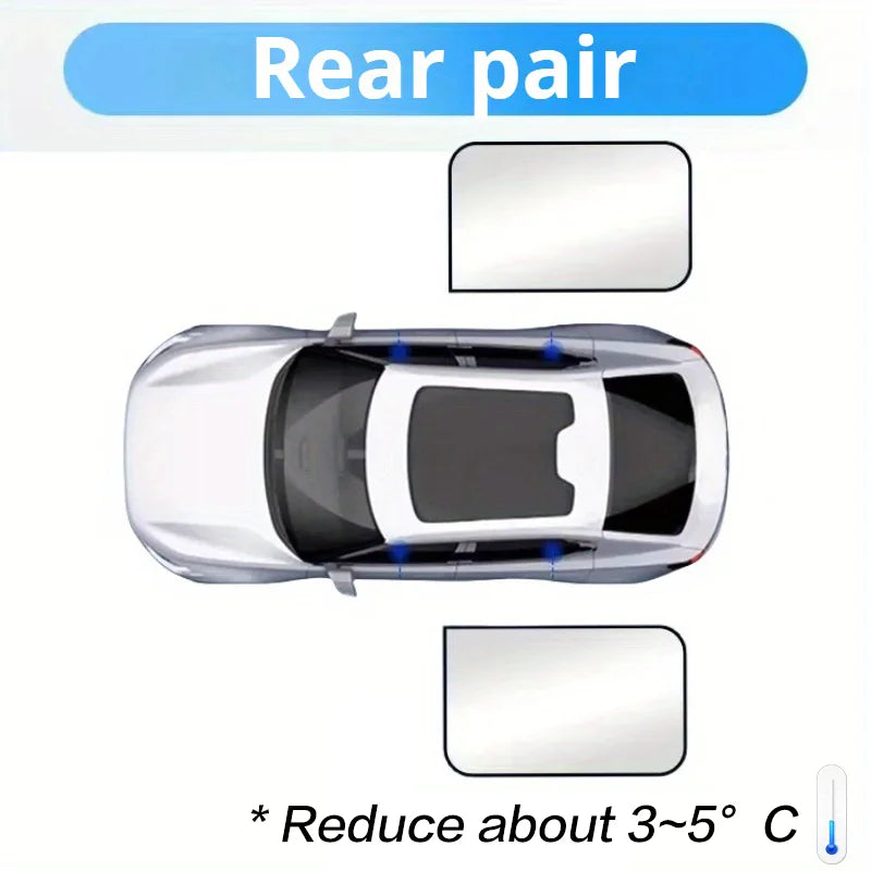 100 Blackout Windshield Sunshades Car Sun Shield Shades Sunshade Covers Summer Magnetic Side Window UV Protection Front Rear