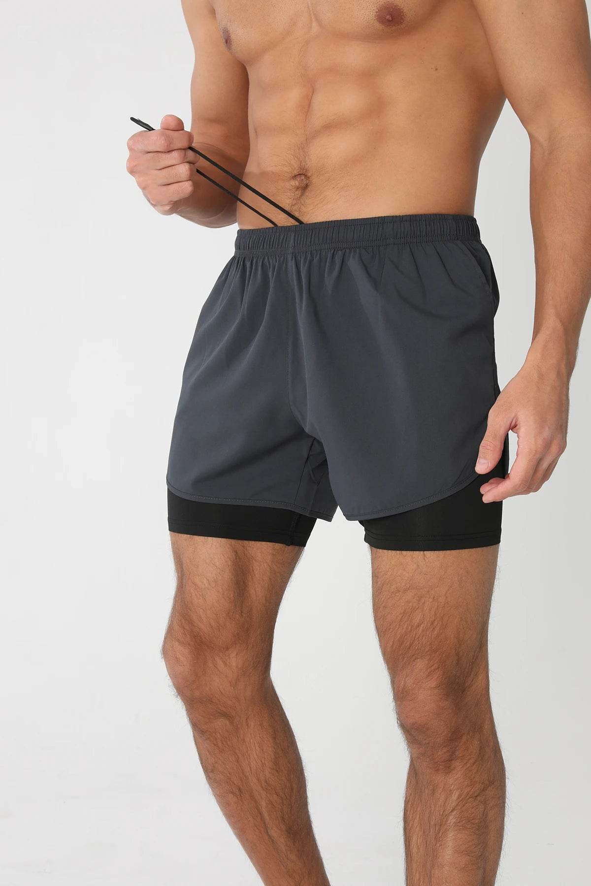 Men's Gym Liner Running Shorts - P12 Hub Europe