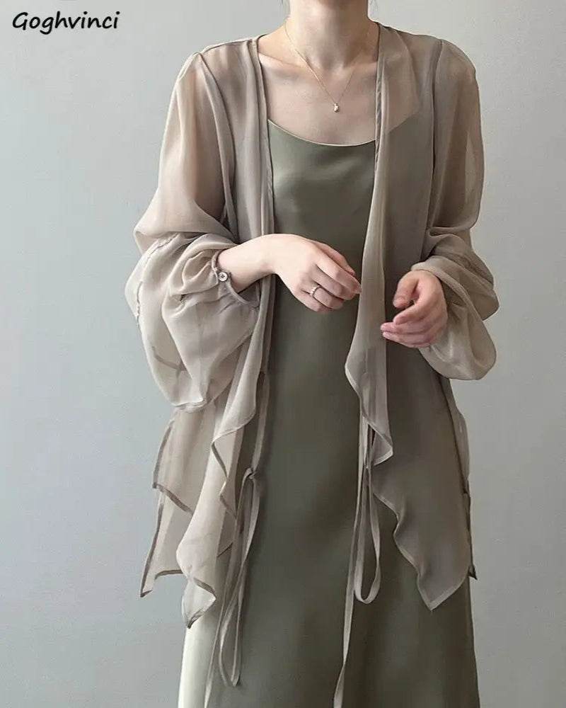 Women's V-neck Chiffon Loose Shirt - P12 Hub Europe