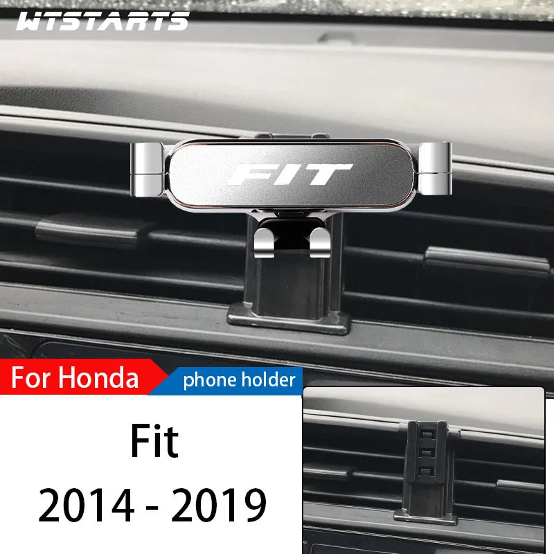 Car Phone Holder Mount Stand For Honda Fit 2008-2022 Adjustable GPS Navigation Mobile Phone Bracket Car Lnterior Accessories