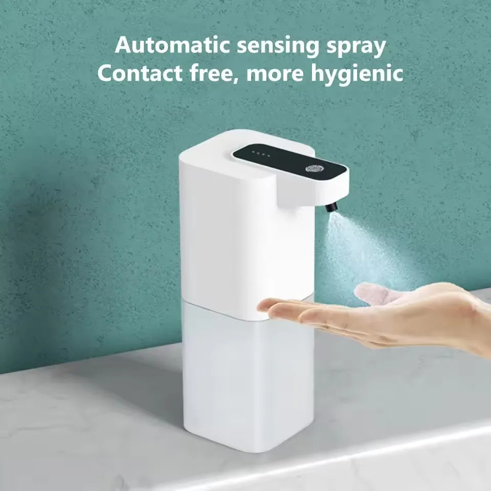 400ml/14oz USB Rechargeable Hand Free Touchless Smart Sensor Automatic Foam Liquid Soap Dispenser for Toilet Bathroom & Kitchen