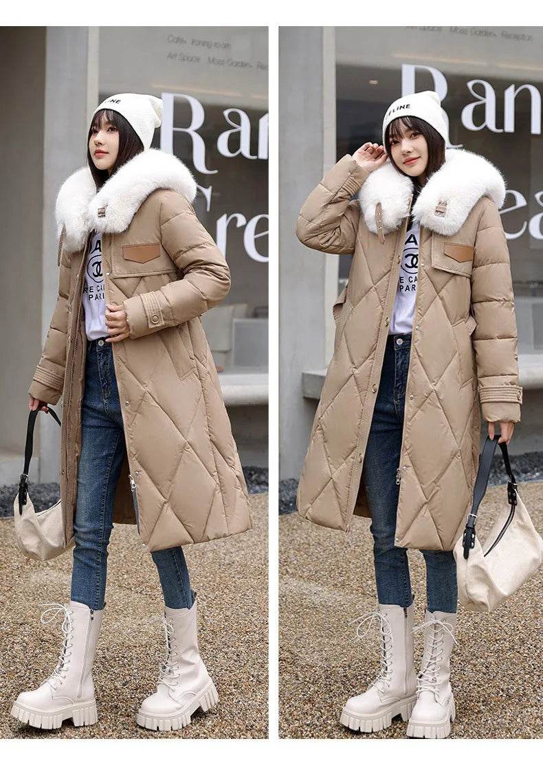 Long Slim Warm Winter Parka - P12 Hub Europe