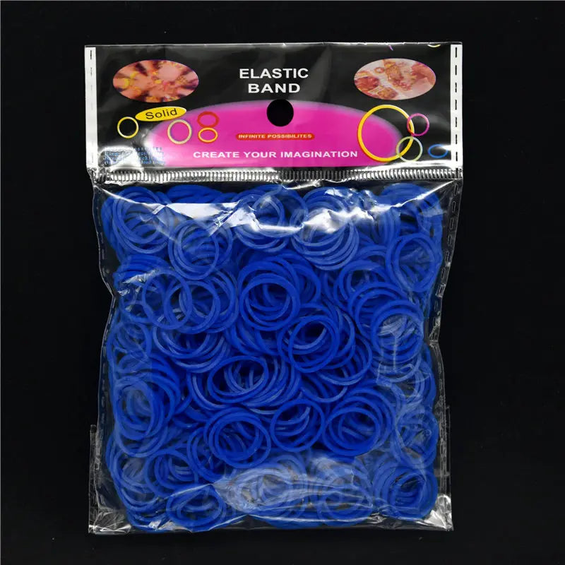 Pantone Color Western European Style Rubber Band Rainbow Knitting Machine Bracelets Loom Bands Arts & Crafts, DIY Toys