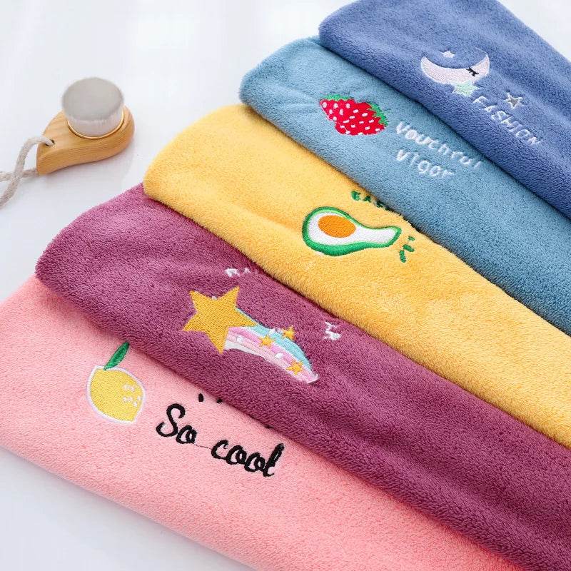 1pc Quickly Dry Hair Hat Super Absorbent Soft Bathroom Women Head Towels Girls Cute Hair Towel Hair Dry Wrap Bonnets - P12 Hub Europe