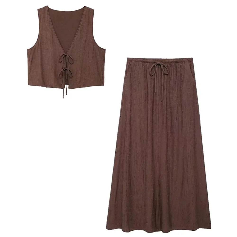 Vintage Midi Skirt Set - P12 Hub Europe
