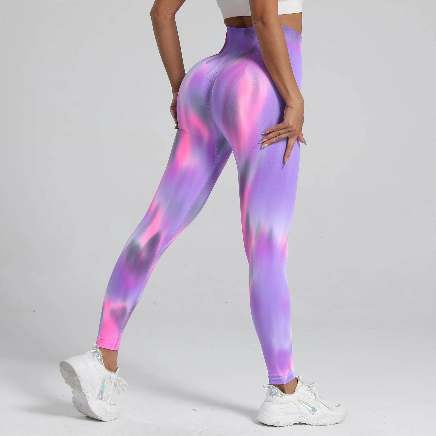 Women's Tie-Dye Scrunch Leggings - P12 Hub Europe